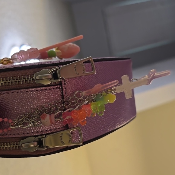 Pink Coach Heart Purse heart ππ - Picture 12 of 12